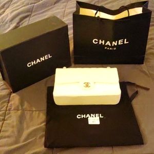 Chanel 2021 micro chipped double pocket flap bag